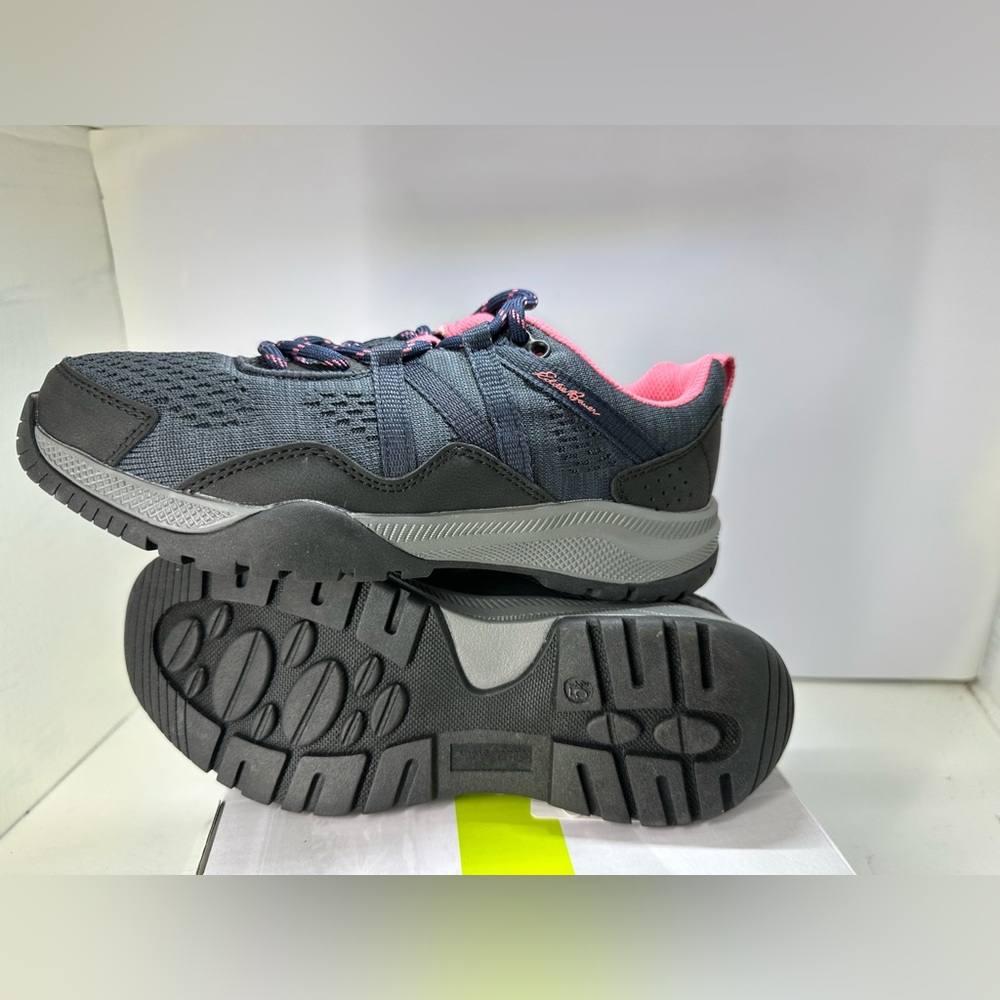 Eddie Bauer Thielson Trail Navy and Pink Athletic Shoes NWT